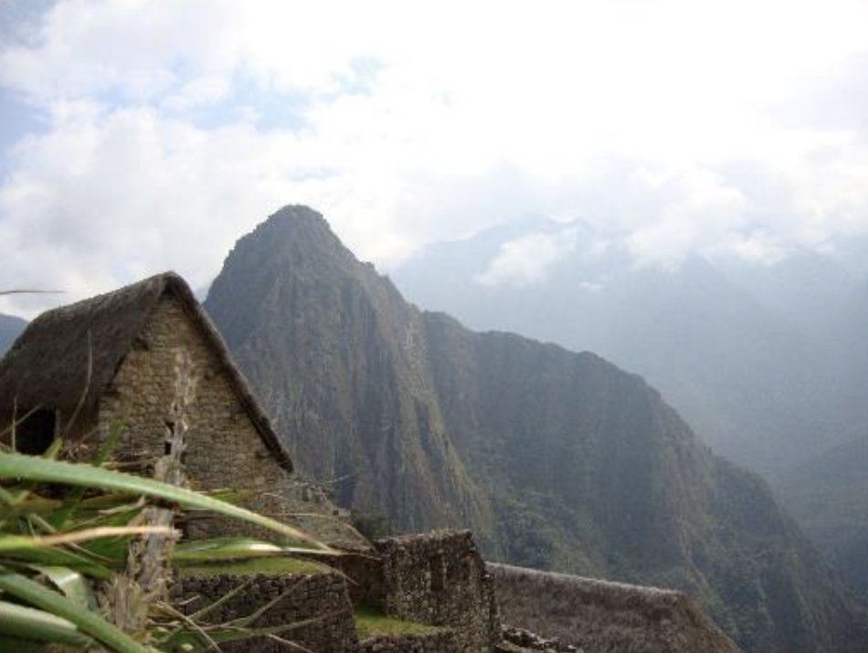 Inca ruins at Machu PIcchu